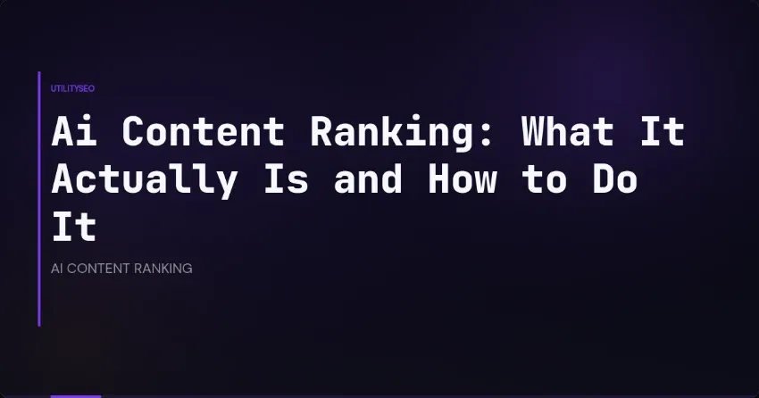 KI-Content-Ranking optimieren: Strategien und Best Practices