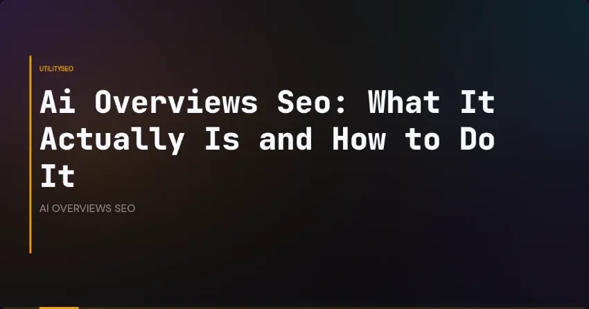 AI Overviews SEO: wat het is en hoe je optimaliseert