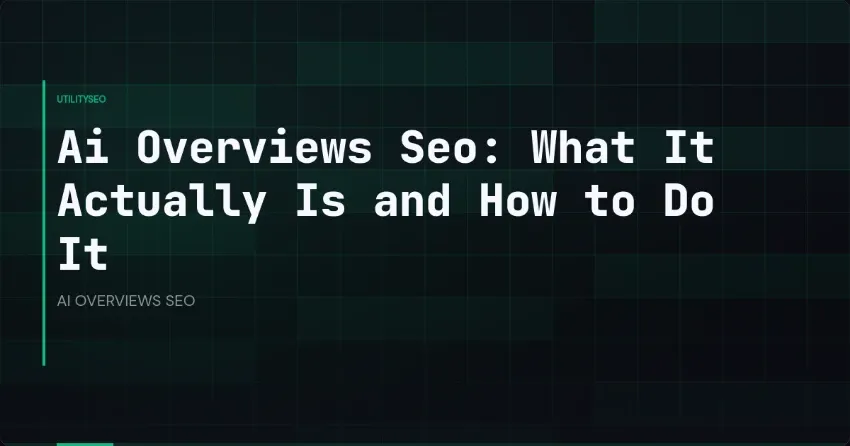 KI-Übersichten und SEO: Was dahintersteckt und wie es geht
