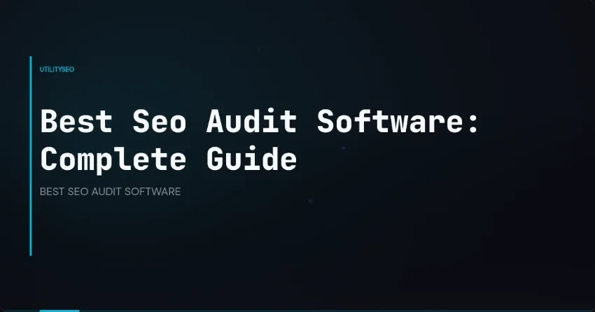 SEO-auditsoftware voor gereguleerde en compliancegevoelige sectoren