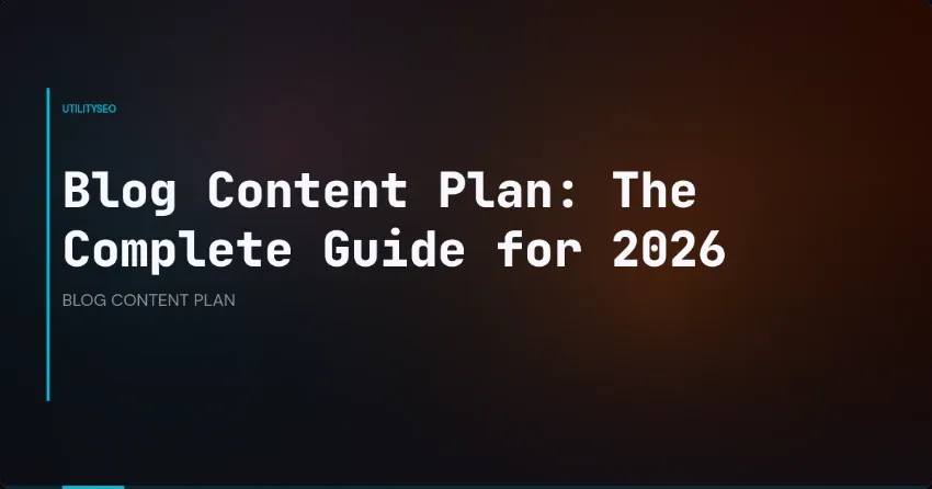 Ein erfolgreicher Blog-Contentplan für 2026: Strategien und Tipps