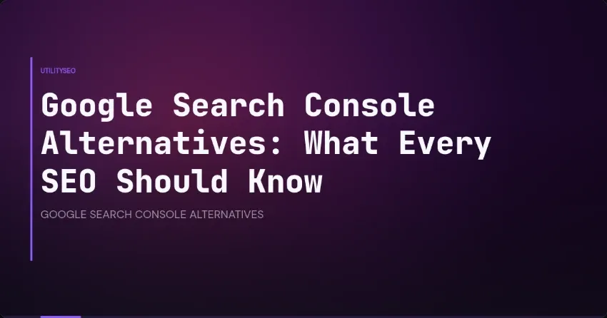 Google-Search-Console-Alternativen: was jeder SEO wissen sollte