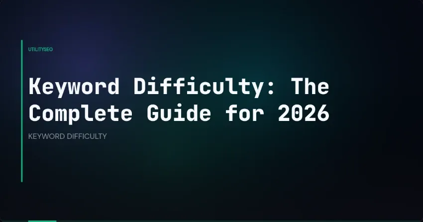 Zoekwoordmoeilijkheid: de complete gids voor 2026