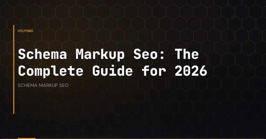 Schema-Markup SEO: Der komplette Leitfaden für 2026