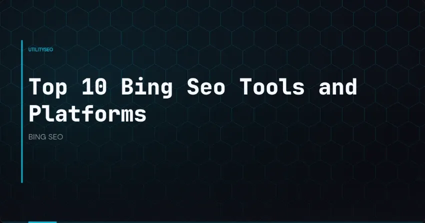 Die 10 besten Bing-SEO-Tools und -Plattformen