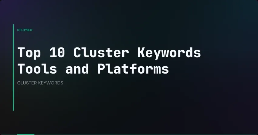 De beste cluster-zoekwoordensoftware voor SEO-succes