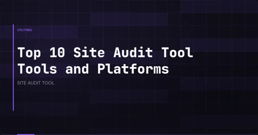 Site-audittools voor marketingteams van één persoon