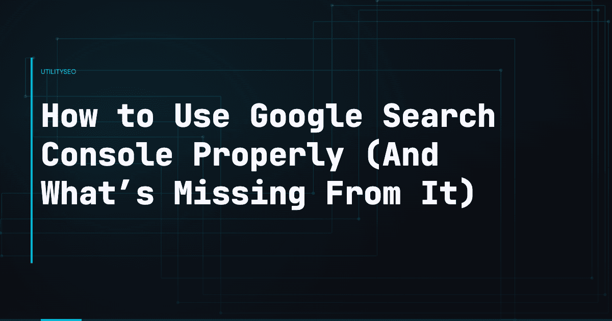 Google-Search-Console-Muster, die die meisten Teams übersehen
